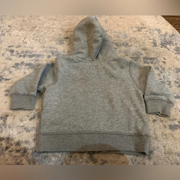 Children’s Place Gray Zip Up Hoodie University Champs Graphic Size 12 Months - Picture 8 of 8